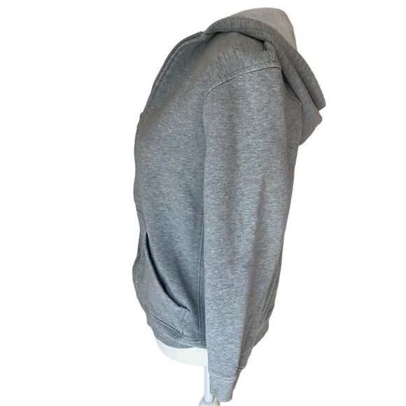 Champion Grey Hoodie Sweatshirt Size Large - Picture 2 of 3